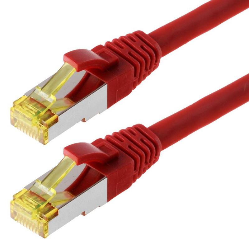 Helos Cable De Red S/Ftp Cat 6a Rojo 3,0m