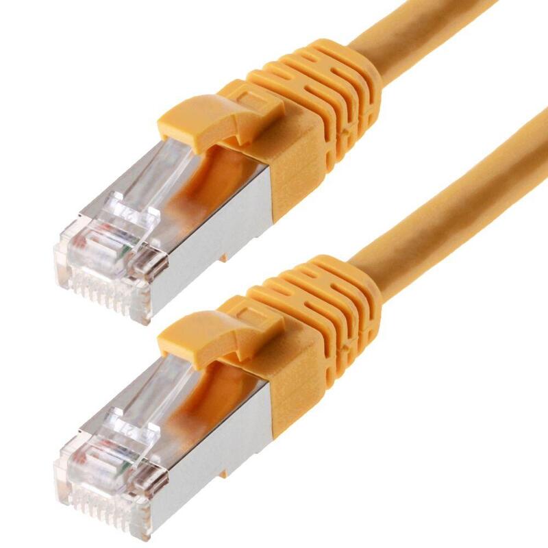 Helos Cable De Red Sf/Utp Cat 5e Amarillo 0,5m