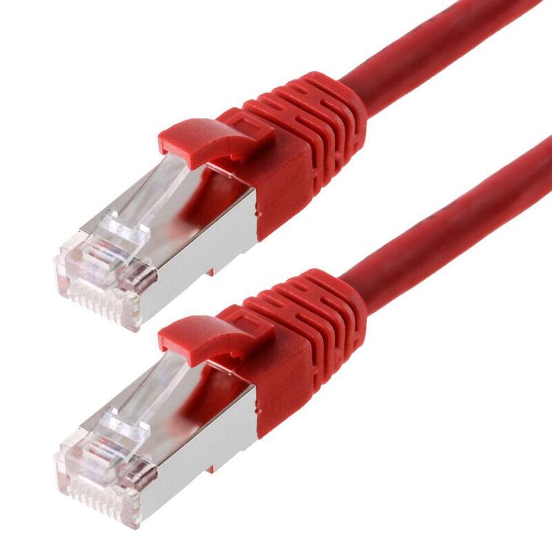 Helos Cable De Red Sf/Utp Cat 5e Rojo 0,5m