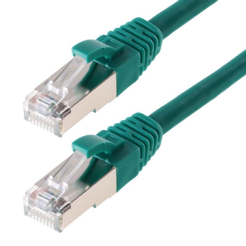 Helos Cable De Red Sf/Utp Cat 5e Verde 0,5m