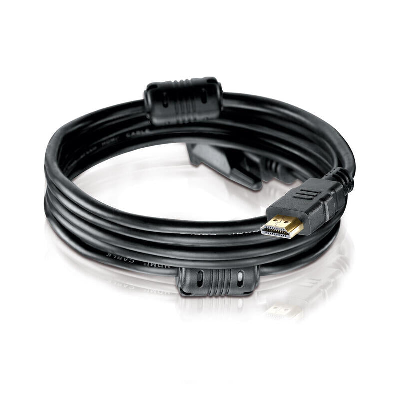 Helos Cable, Hdmi -> Dvi-D 18+1 Full Hd, Con Ferrita 2,0m Negro