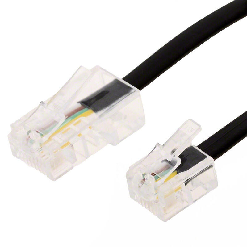 Helos Cable Rj45/Rj11 (8p4c/6p4c) 4-Adrig 1,0 M