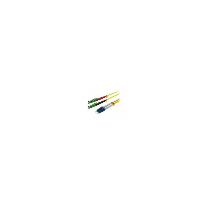 Helos Lwl Cable De Red E2000® Apc (Lsh)/Lc Duplex 9/125?M Os2 Amarillo 10,0m