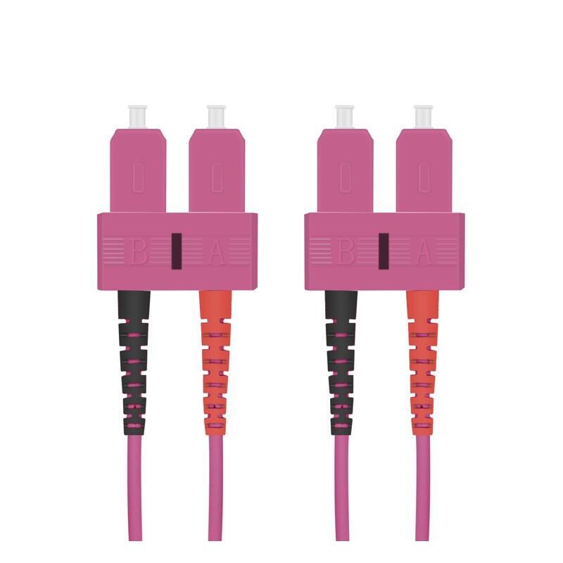 Helos Lwl Cable De Red Sc/Sc Duplex 50/125?M Om4 Púrpura 0,5m