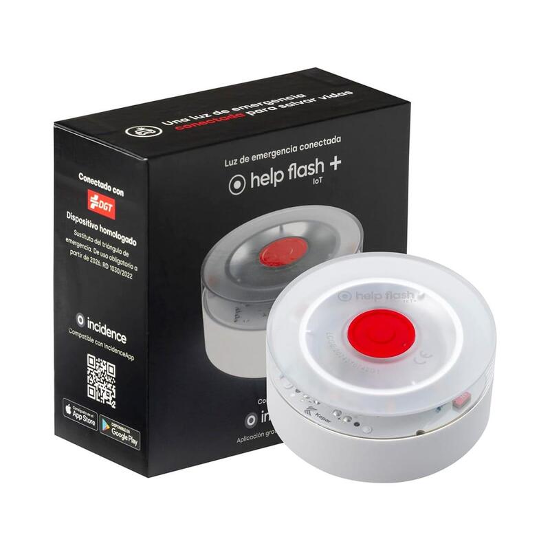 Helpflash Baliza Flash V16 Iot Luz De Emergencia Homologada Dgt 3.0 Conexión Iot