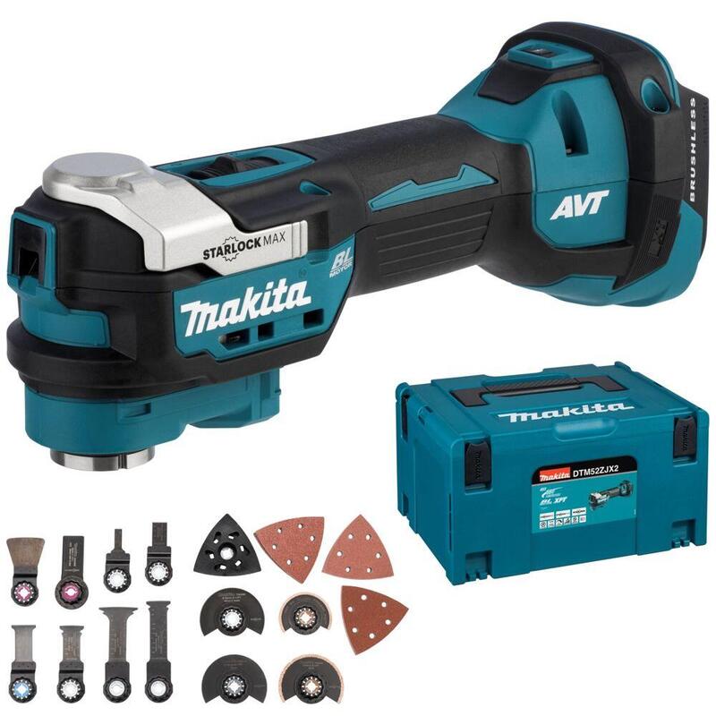 Herramienta Multifunción Makita Dtm52zjx2 Azul/Negro