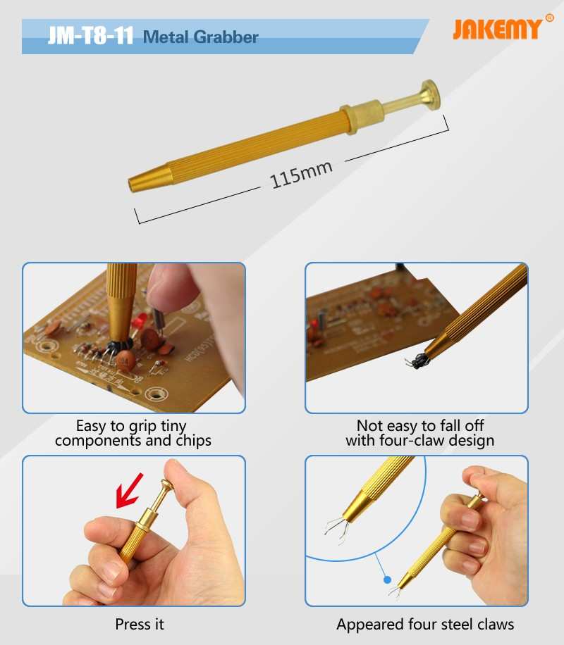 Herramienta Para Agarre De Componentes Jakemy Jm-T8-11