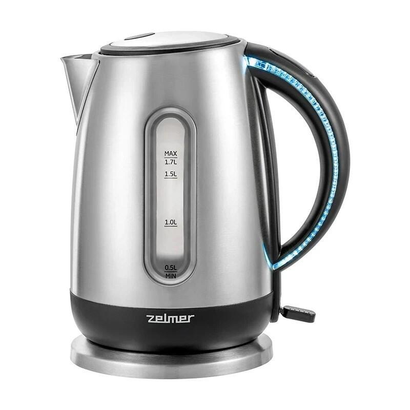 Hervidor 1,7l 2200w Zck7950 Zelmer Black/Inox