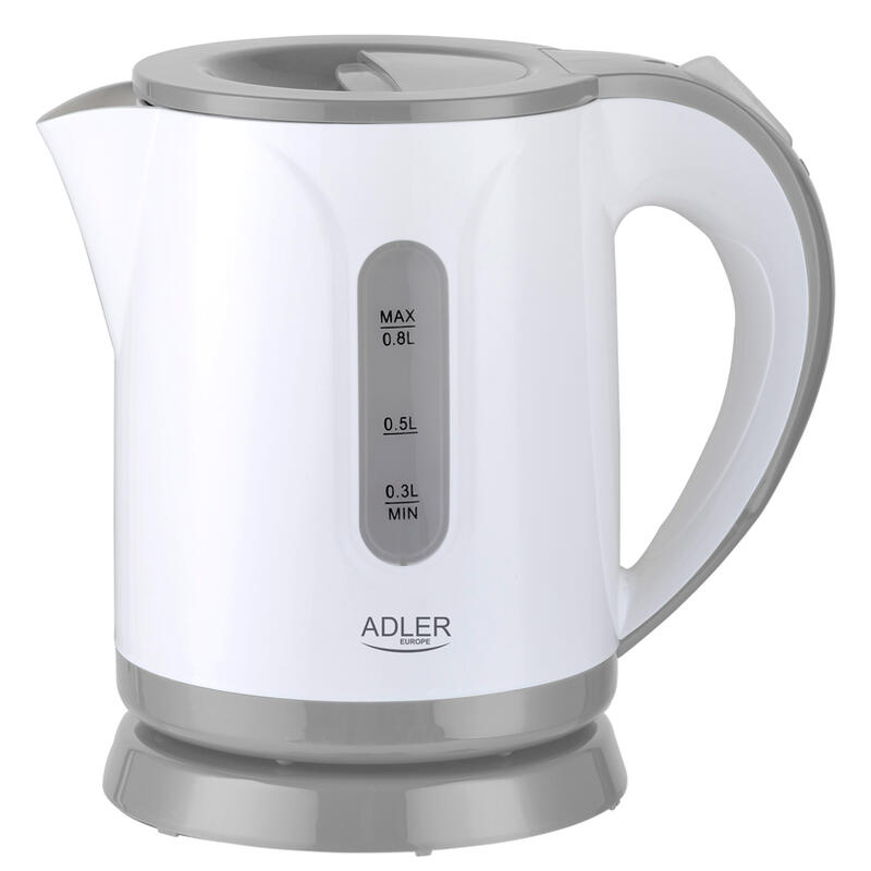 Hervidor Adler Ad1371g, Blanco Gris