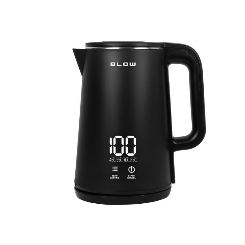 Hervidor De Agua Blow Negro Con Pantalla, 2200 W, Bk-18pb