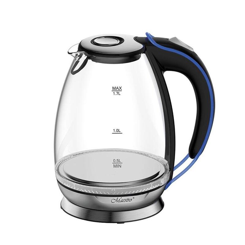 Hervidor Eléctrico Maestro Mr-054 Con Iluminación, Vidrio 1,7 L