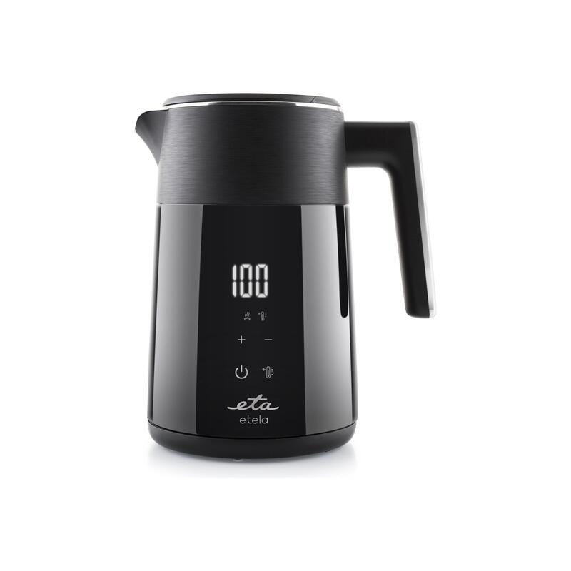 Hervidor Eta959690000 De Agua Etela De Doble Capa Con Regulador, 1,5 L, Negro