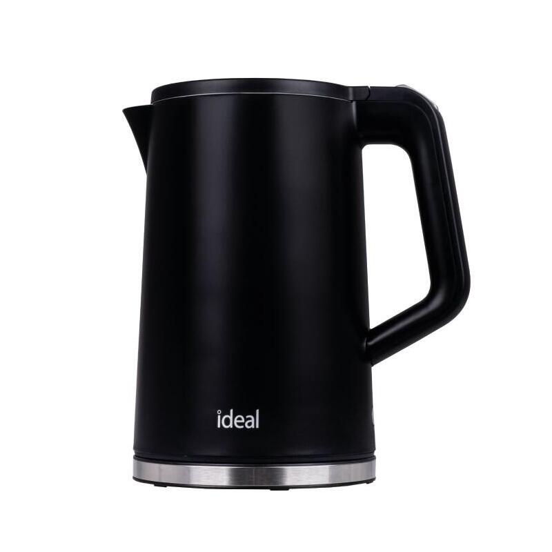 Hervidor Ideal 1,7 L, Cuerpo De Acero, Potencia 1500 W, Color Negro