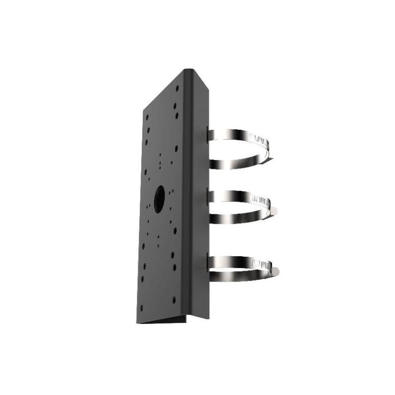 Hikvision Soporte Poste Vertical F67mm Negro