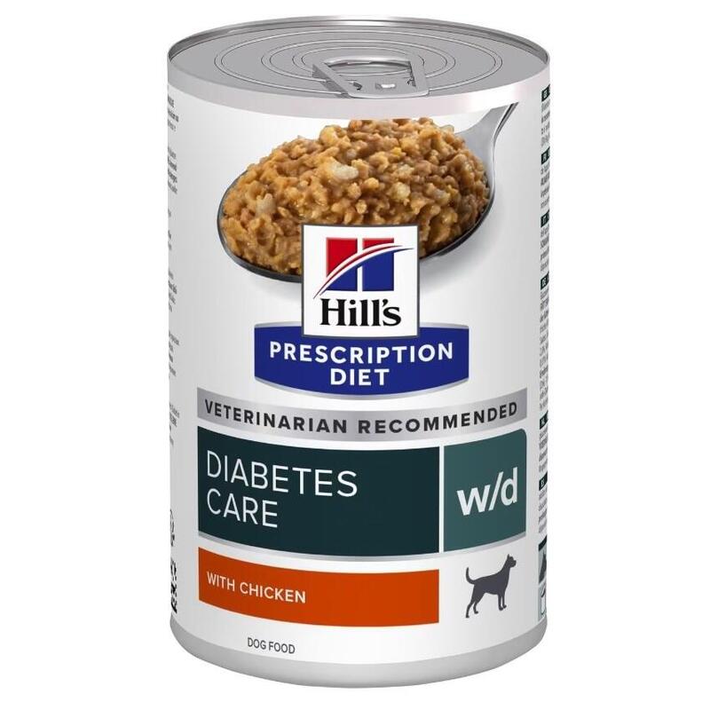 Hill'S Pd W/D Cuidado De La Diabetes, Pollo, Lata,Dla Psa 370 G