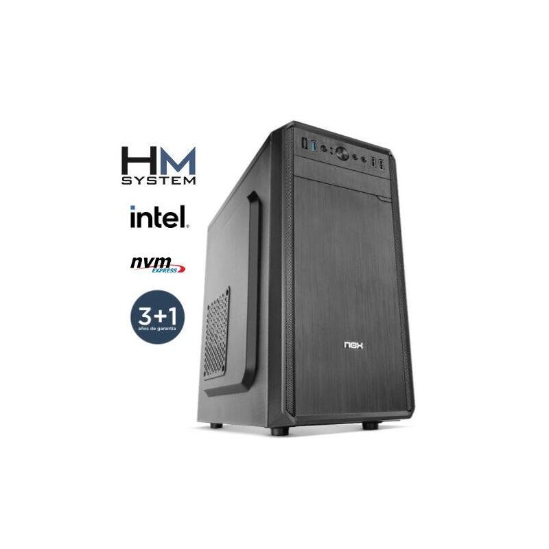 Hm System Corus C8+ Minitorre Mt 12ª Gen Intel Core I7 12700 16gb Ddr4 500gb Ssd M.2 Nvme Grabadora Usb 3.0 4 Años Garantía 30 Días Doa
