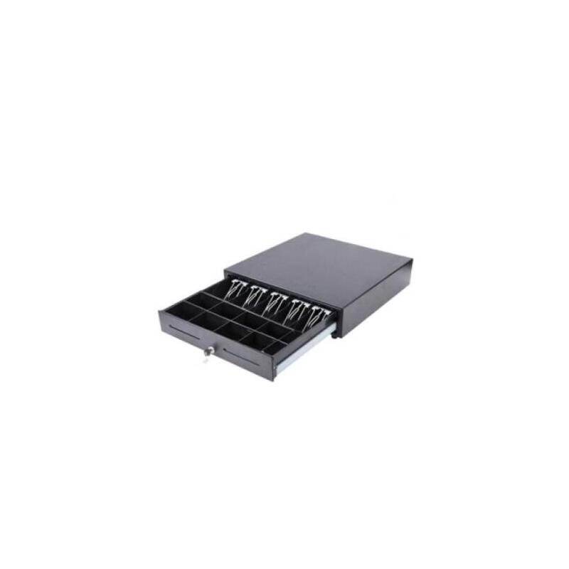 Hm-Systems Cajón Portamonedas 8 Compartimentos Para Monedas 5 Compartimentos Para Billetes Color Negro 41x41 * *Outlet Caja Golpeada, Producto Ok