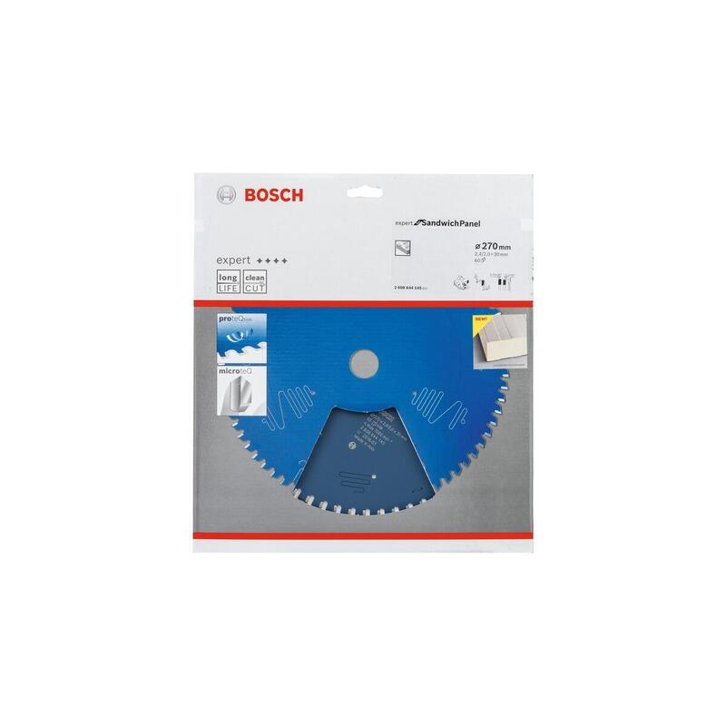 Hoja De Sierra Circular Bosch Professional Expert Para Paneles Sándwich, Ø 270 Mm, Diámetro 60z 30 Mm, Para Sierras Circulares Portátiles 2608644145