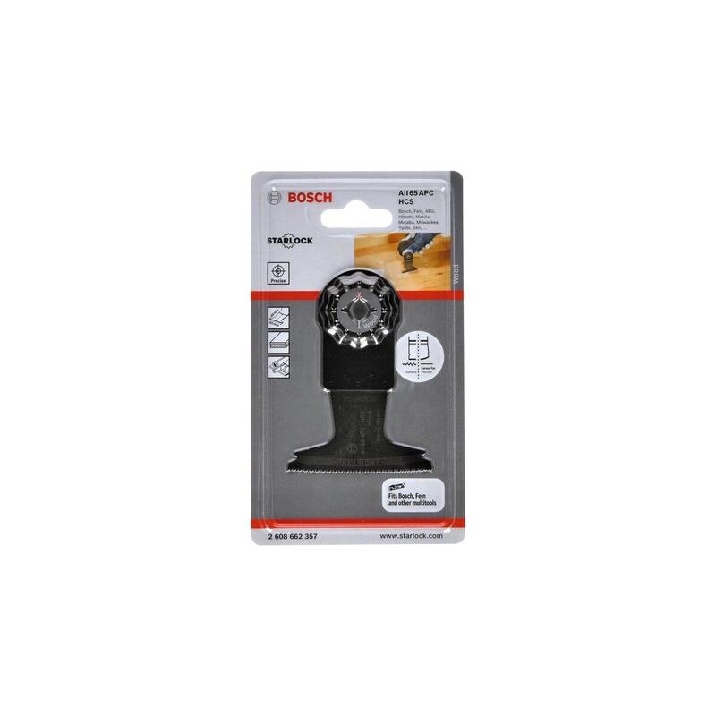 Hoja De Sierra De Inmersión Bosch Professional Aii 65 Apc Wood Hcs, Ancho 65 Mm 2608662357