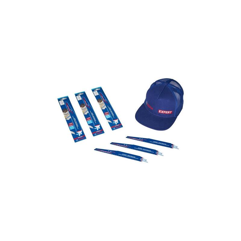 Hoja De Sierra De Sable Bosch Professional Expert 'Multi Material' S 1156 Xhm + Tapa Expert Gratuita 3 Piezas, Longitud 225 Mm 061599765m