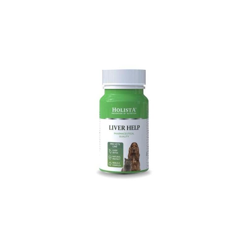 Holista Liver Help - Suplementos Para Perros Y Gatos - 90 Tabletas