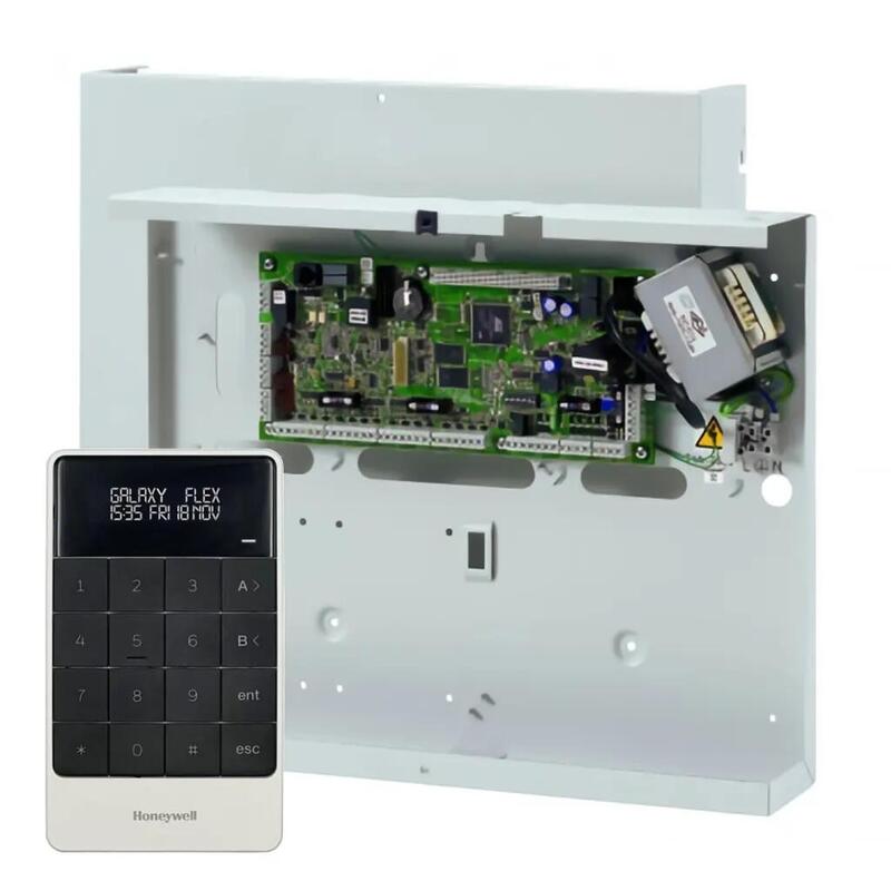 Honeywell C048-D-E1-Kpd9 Kit Central Galaxy Dimension 16 Zonas Hasta 48 Y Teclado Mk9. Grado 3