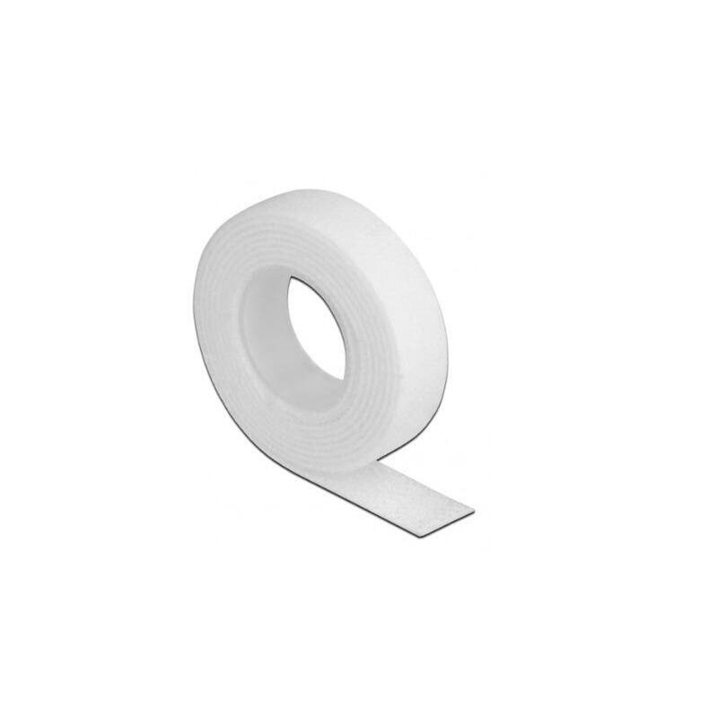 Hook And Loop Roll 25m X 15mm White