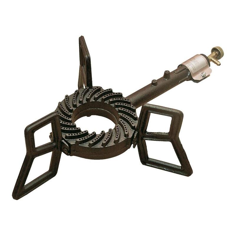 Hornillo A Gas De Hierro Fundido Con Tripoode, 6,5 Kw, Classic, 52 X 35 X 17 Cm