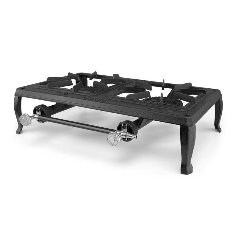 Hornillo Orbegozo Fo 6200 A Gas Portatil - Potente Y Resistente Para Uso Exterior - Parrilla De Hierro Fundido - Seguro