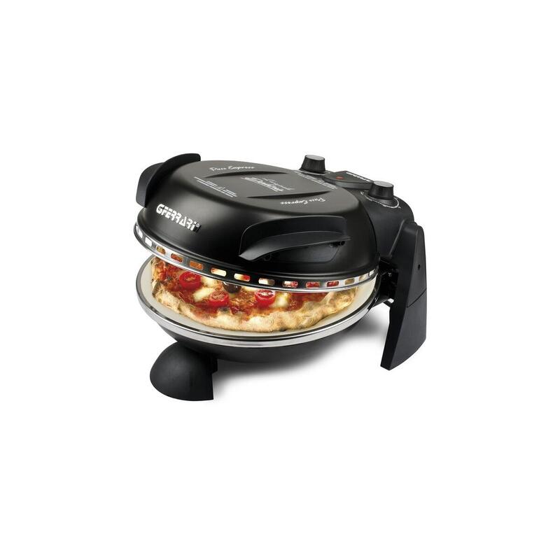 Horno Para Pizza G3 Ferrari Delizia Negro, 1.200 Vatios, Para Pizza Ø 31cm G1017710