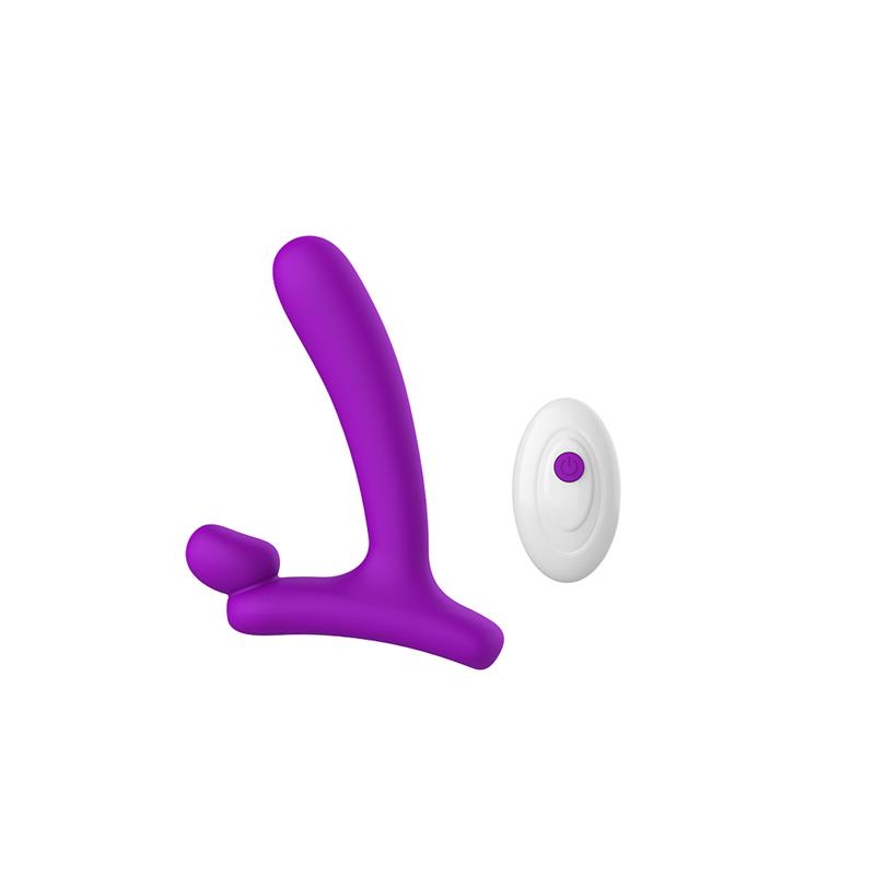 Horny Hunter Plug Anal Con Vibración Y Control Remoto Silicona Líquida Usb