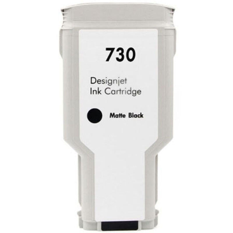 Hp 730 Negro Mate Tinta Generica - Reemplaza P2v71a/P2v65a