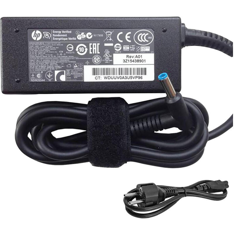 Hp Ac Adapter 19.5v 2.31a 45w Includes Power Cable H6y88aa#Abb
