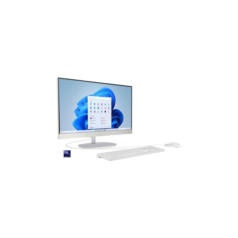 Hp All-In-One 24-Cr1000ng, Sistema De Pc Blanco, Windows 11 Home De 64 Bits A45cqea#Abd