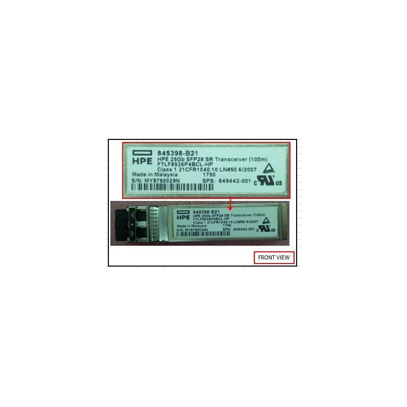 25gb Sfp28 Short Reach Transceiver Module Sr (100m)