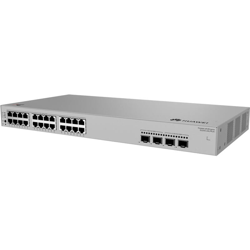 Huawei Data Communication S220s-24lp4jx S220s-24lp4jx S220s-24lp4jx 24x10 100 1000base-T Ports 195 W Poe+ 2x10ge Sfp+ Ports