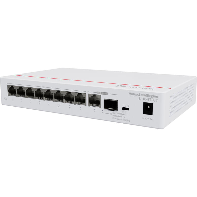 Huawei Ekit S110 Series S110-8t2st No Administrado L2 Gigabit Ethernet (10/100/1000) Gris