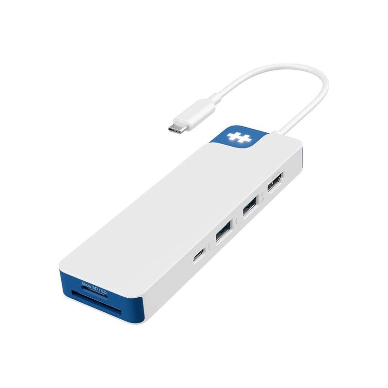 Hyper Hyperdrive Flex 8 Port Usb-C Hub, Blue