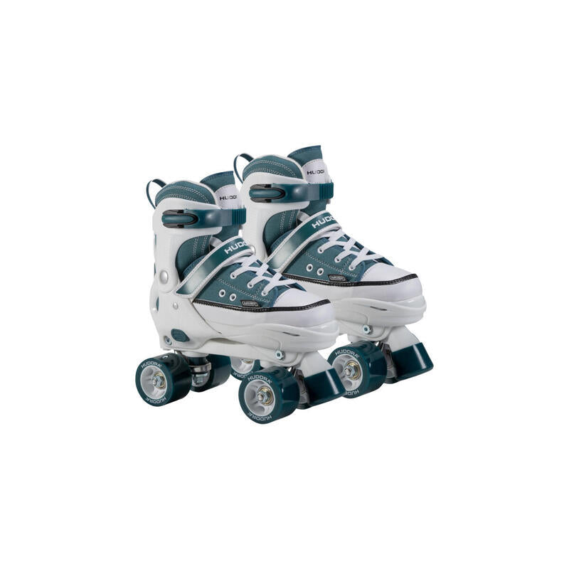 Hudora Patines Sobre Ruedas Talla 28-31, Patines En Línea Azul/Blanco, Aspecto Deportivo 22073