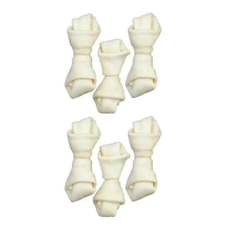 Hueso Blanco Anudado Zolux Masticable Para Perros - 54 G