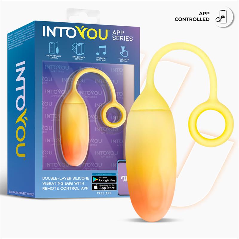 Huevo Con App Silicona Doble Capa Degradado