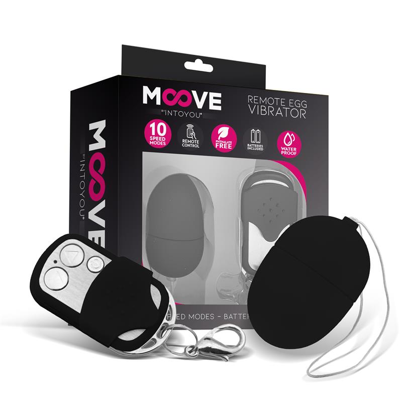 Huevo Vibrador Con Control Remoto Mini Negro