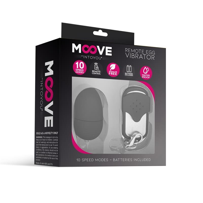 Huevo Vibrador Con Control Remoto Mini Negro