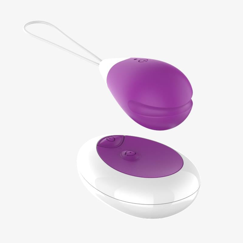 Huevo Vibrador Con Control Remoto Usb Púrpura