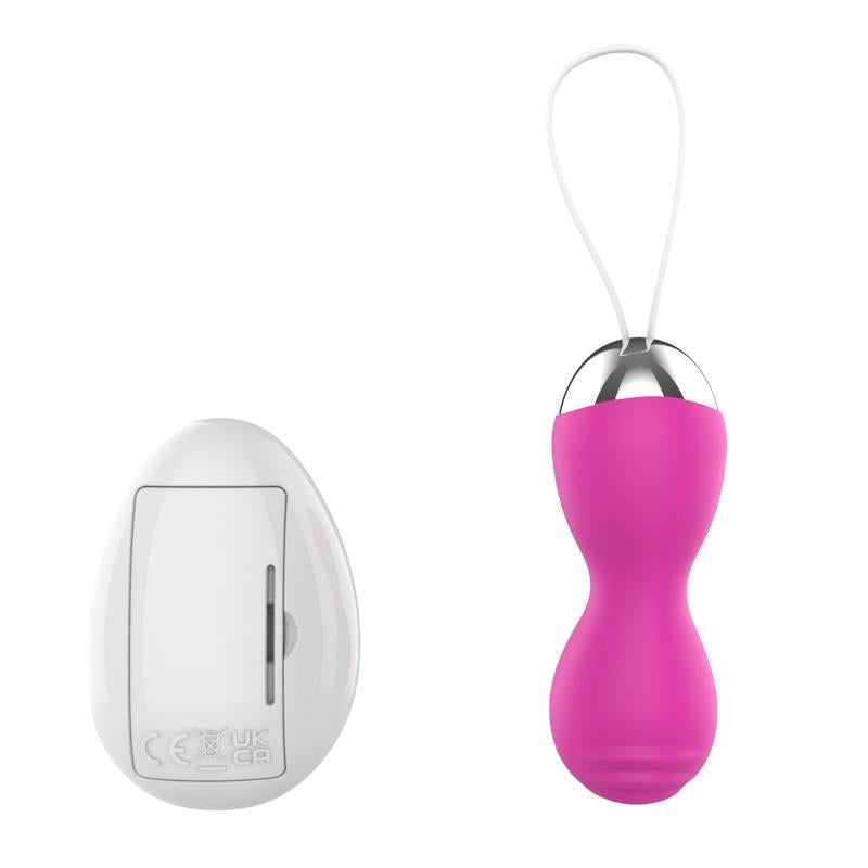 Huevo Vibrador Con Control Remoto Usb Rosa
