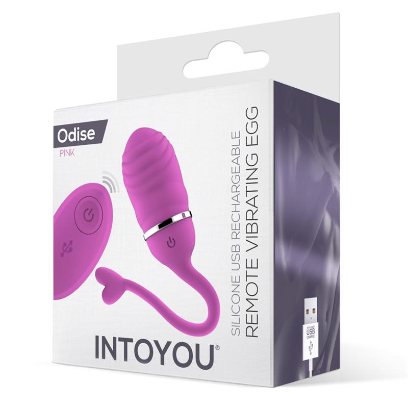Huevo Vibrador Control Remoto Odise Usb Silicona Rosa
