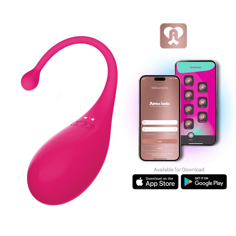 Adrien Lastic - Palpitation Huevo Vibrador Rosa - App Gratuita
