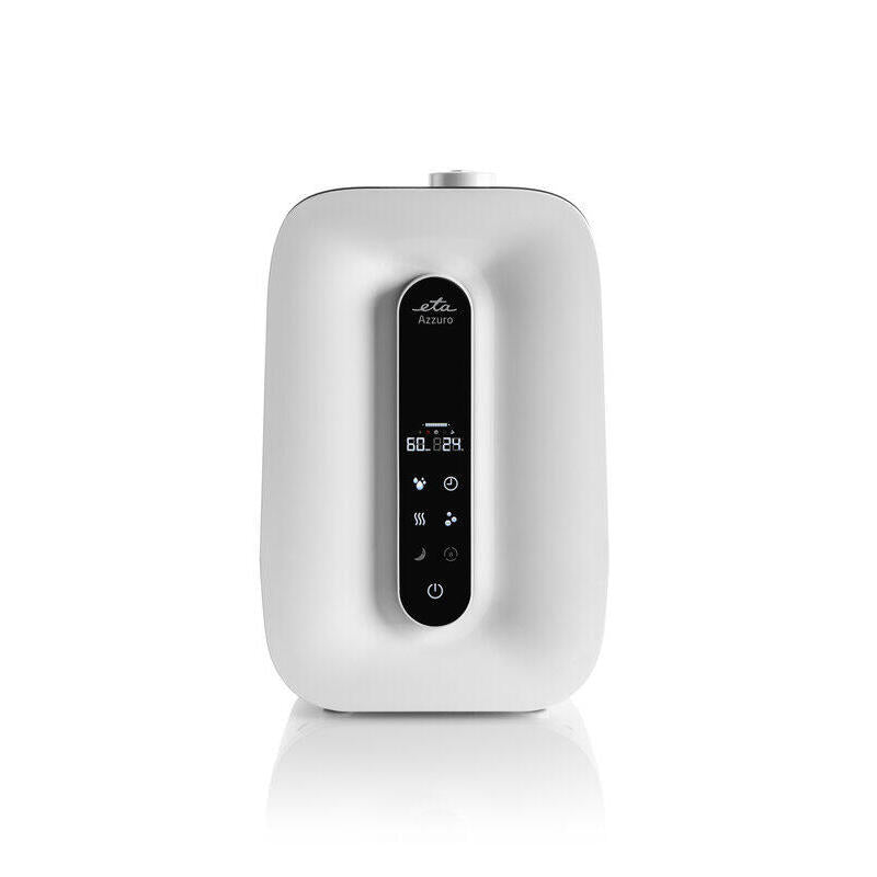 Humidificador Eta Eta062690000 Azzuro Soporte, 125 Mâ³, 115 W, Capacidad Del Depã³sito De Agua 7,6 L, Adecuado Para Habitaciones De Hasta 50 Mâ², Ultrasã³nico, Capacidad De Humidificaciã³n 400 Ml/H, Blanco
