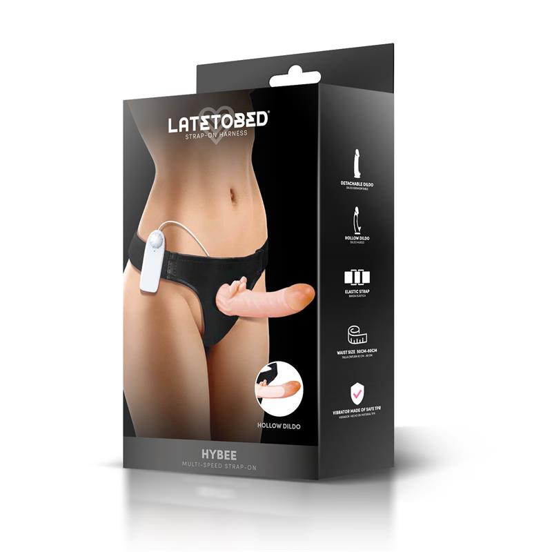 Hybee Arnes Con Dildo Realista Hueco Y Vibración Con Control Remoto
