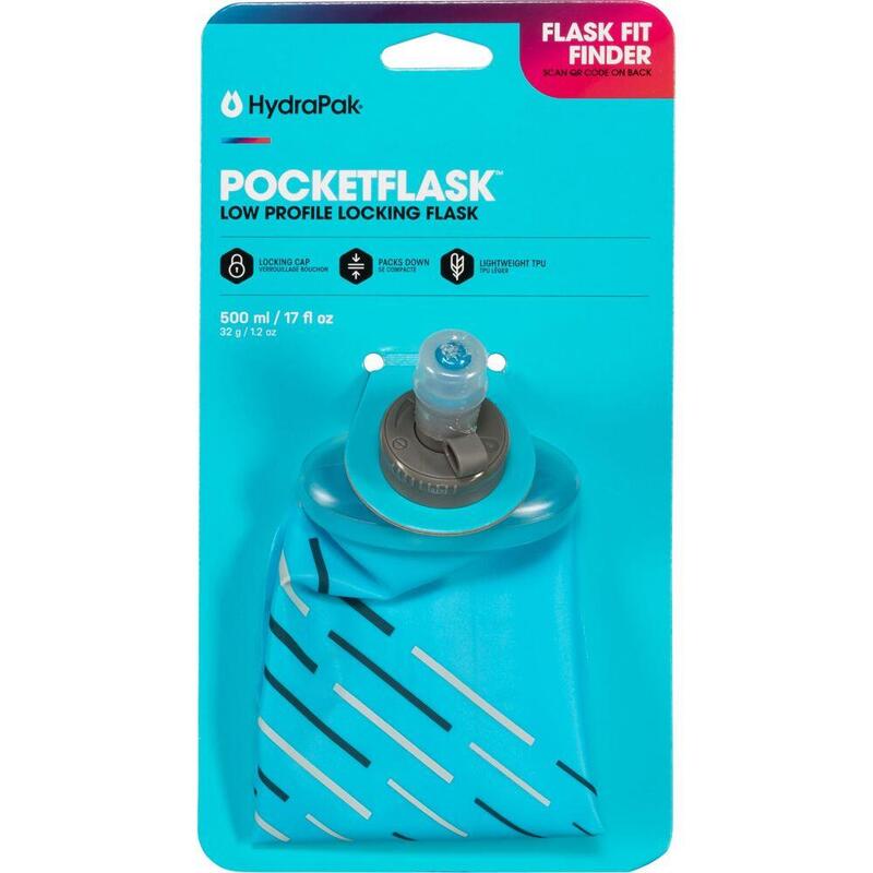 Hydrapak Pocketflask 500ml Faltflasche Blau